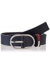 Tommy Jeans Tjw Oval 3.0 Ceinture, Bleu Marine, 90 cm Femme