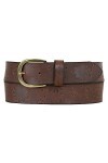 Eddie Bauer Ceinture en Cuir pour Femme Motif Floral Marron Clair Taille, Peau