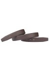 GANGTU H Ceintures en cuir de vache pleine fleur Remplacement Sangle de ceinture sans boucle 32mm largeur Marron