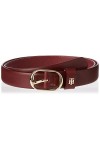 Tommy Hilfiger TH Effortless 2.5 Ceintures, Rouge, 75 Femme