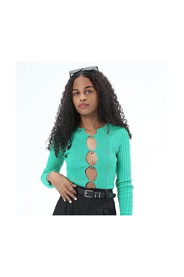 Earnda Lot de 2 ceintures fines en cuir synthétique avec boucle ardillon pour femme - noir - taille 26/30"/S