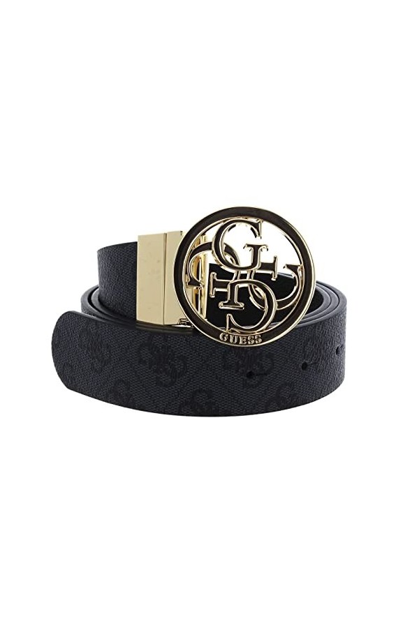 Cinta donna Guess Nell adjustable e reversible coal logo/ black CS23GU02 BW7740VIN35 M