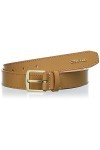 Calvin Klein CK Must SQR Letter Tip 25MM Belt Ceintures, Brown Sugar, 95 Femme
