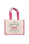 Design, Invent, Print! Nana Bag 21 L Volume Toile Coton Rose Fushia 42 x 33 x 19 cm