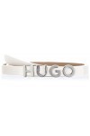 HUGO Zula Belt 1,5cm Ceinture, Open White110, 95 aux Femmes