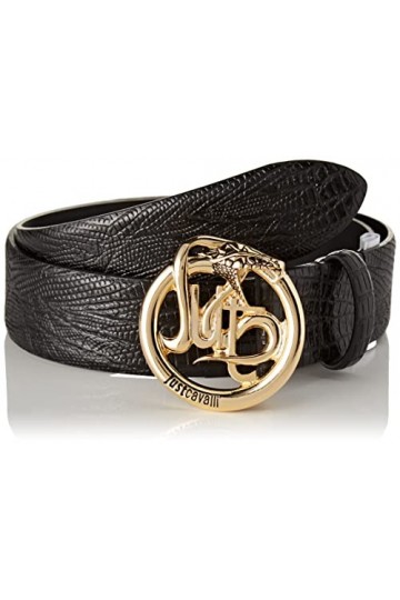 Just Cavalli Ceinture pour Femme, 900 Noir, 95 cm