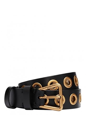 Liebeskind GmbH Belt Gold, Ceinture M Femme, Noir 9999