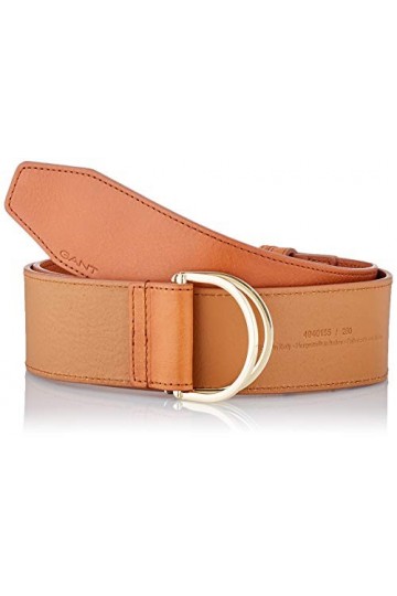 Gant D1. Wide Waistbelt Ceinture, Tan Brown, 90cm / 36W Femme