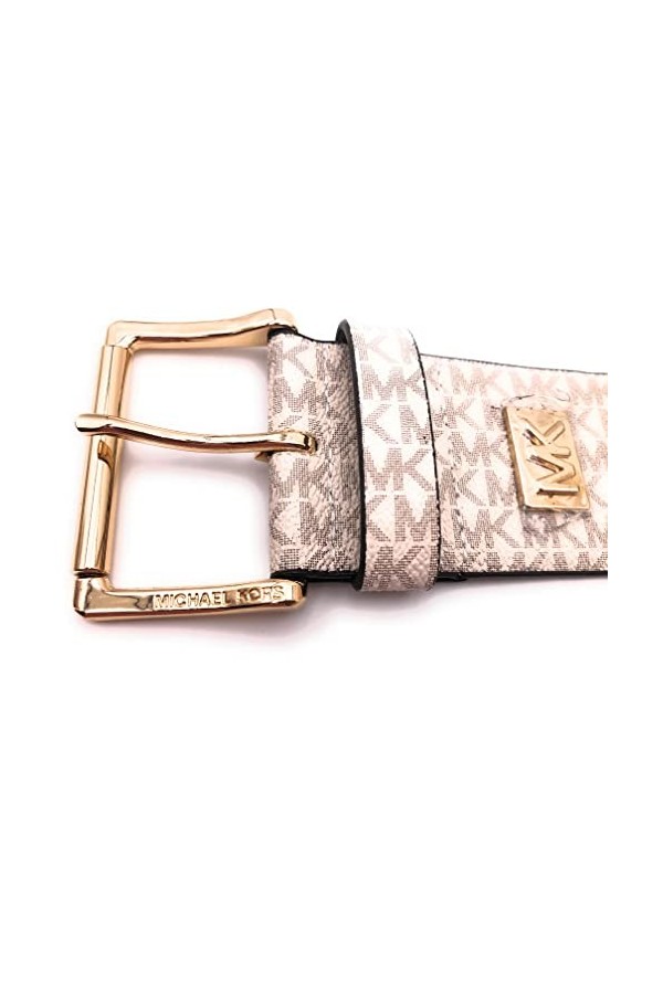 Michael Kors Ceinture I Femme I Ceinture I Blanc I Taille L/XL I Longueur 105-115 cm avec élastique extensible I 5 cm de larg