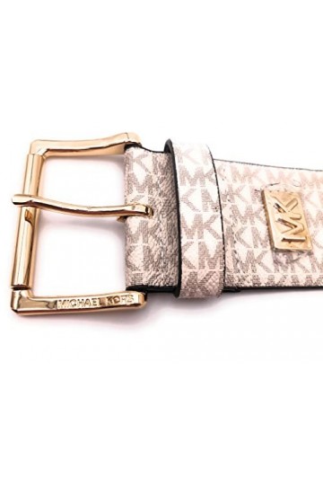 Michael Kors Ceinture I Femme I Ceinture I Blanc I Taille L/XL I Longueur 105-115 cm avec élastique extensible I 5 cm de larg