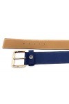 Michael Kors Ceinture I Femme I Ceinture de vêtements I Bleu I Taille L/XL I Longueur 105-115 cm avec élastique extensible I 