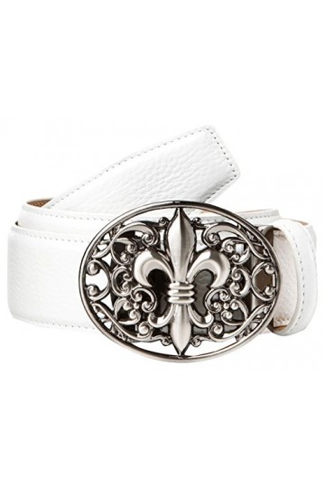 Anthoni Crown A13LT90 Ceinture, Blanc Weiss 090 , 105 Femme