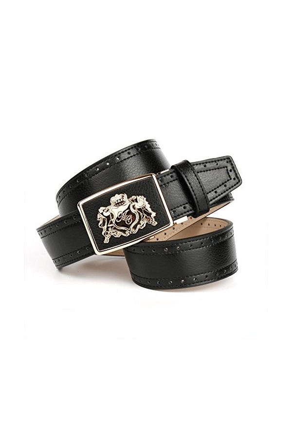 Anthoni Crown А48T10HL Ceinture, Noir 010 , Taille du Fabricant:90 Femme