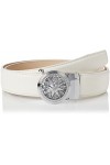 Anthoni Crown A42T90DAM35 Ceinture, Blanc, 85 cm Femme