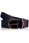 Tommy Hilfiger Ceinture Femme TH Timeless 3.5 Corp Ceinture Cuir, Bleu Space Blue , 105