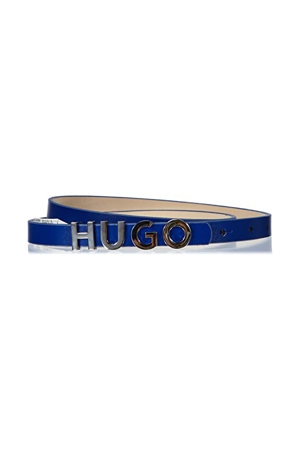 HUGO Zula Belt 1,5cm Ceinture, Medium Blue422, 90 Femme
