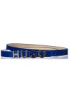 HUGO Zula Belt 1,5cm Ceinture, Medium Blue422, 90 Femme