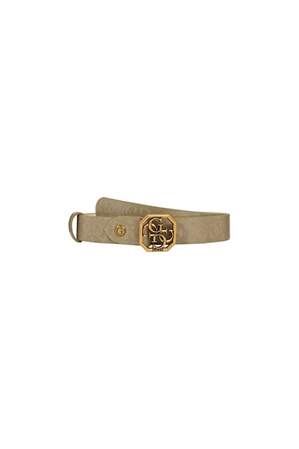 Guess Isidora Adj¬ Rev Ceinture, Beige, S Femme