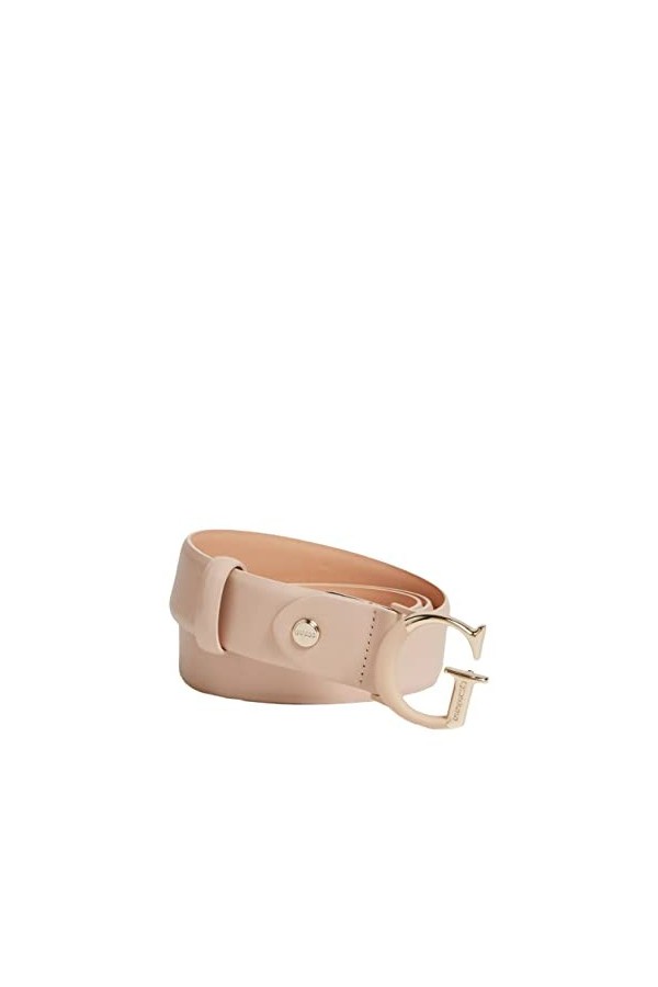Guess Ceinture de Pantalon réglable, Beige, S Femme