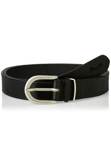 Wrangler Double Loop Ceinture, Noir Black 01 , 85 Femme
