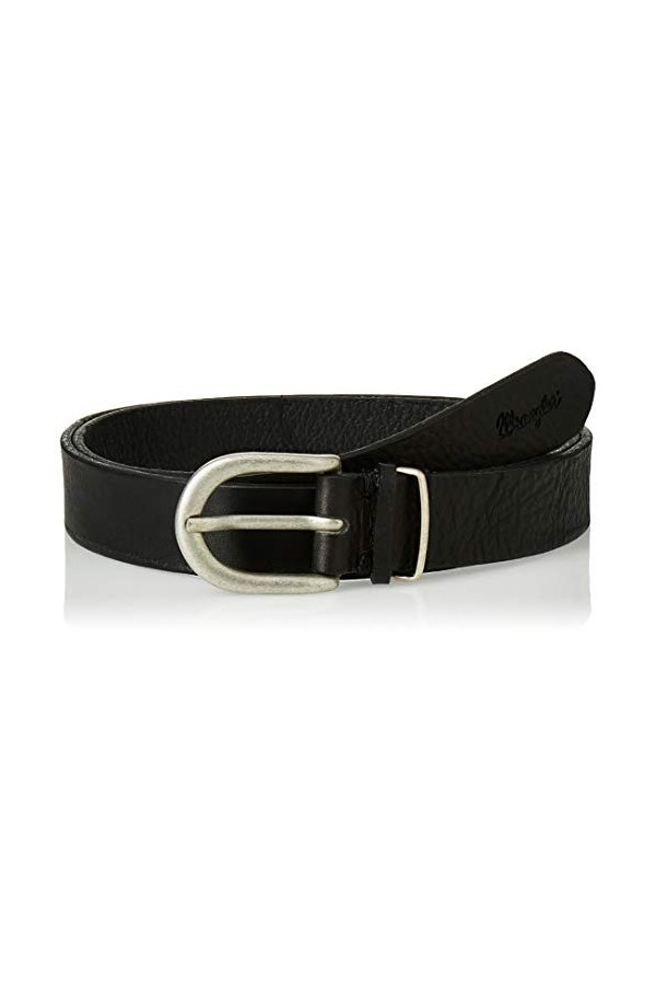 Wrangler Double Loop Ceinture, Noir Black 01 , 85 Femme