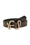 Ceinture de Serpent en Cuir Mince Ceinture Ceinture Femmes Conception Boucle Taille Ceinture de Mode Ceinture Large for Homme