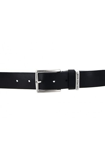 U.S. POLO ASSN. Hitchcock Perfect Leather Belt W105 Black, Noir , taille unique