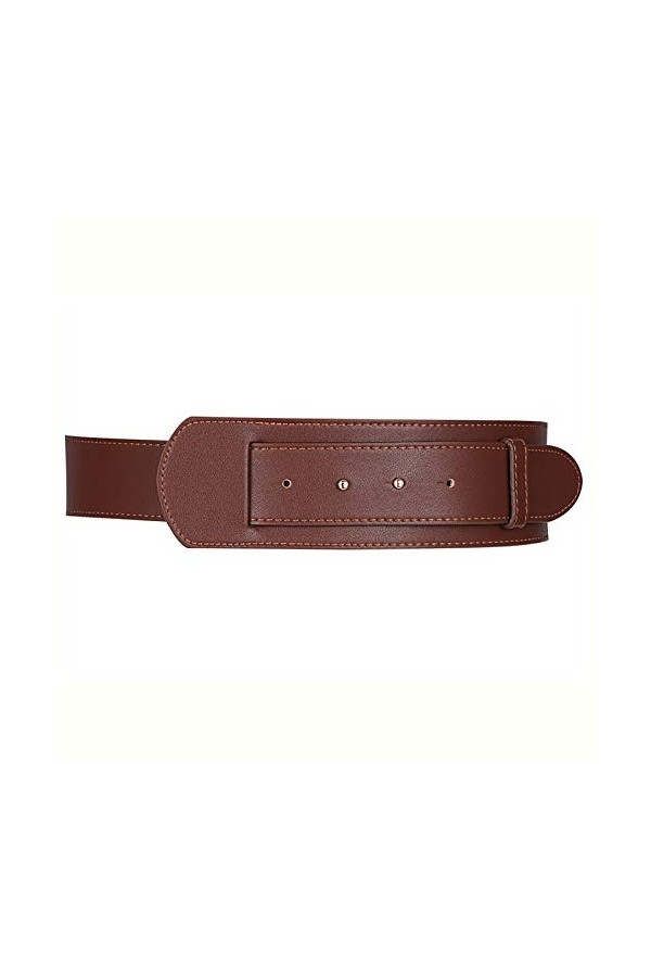 Ceinture pour pantalons pour femmes Ceinture pour dames avec ceinture décorative Manteau All-Match Ceinture large Ceinture él