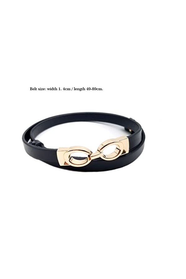 Ceintures pour Femmes avec Ceintures en Cuir décoratives Ceintures à Double Boucle pour Femmes Ceintures Ceintures pour Femme