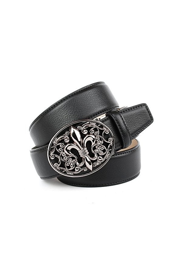Anthoni Crown - Ceinture - Femme noir Schwarz 100 - noir - Large