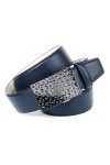 Anthoni Crown - Ceinture - Femme bleu bleu foncé - bleu - Large