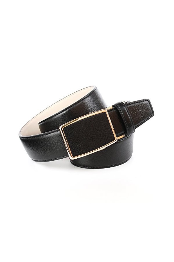 Anthoni Crown - Ceinture - Femme noir Schwarz 90-110 cm - noir - Large