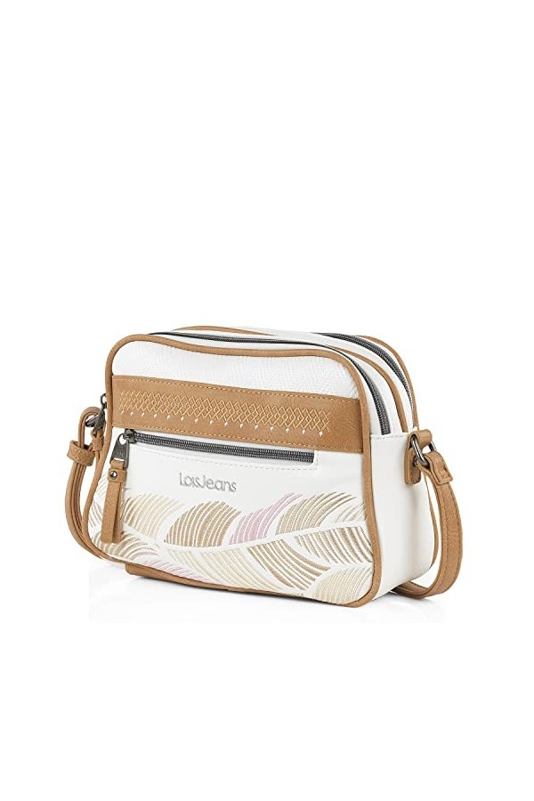 Lois - Sacs Bandoulière Grande Capacité - Sac a Main Femmes Tendance - Vintage Original 310783, Blanc