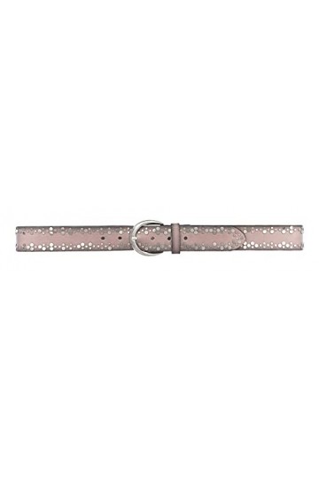 VANZETTI Femmes Ceinture en cuir Made in Germany vieux rose 75