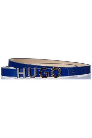 HUGO Zula Belt 1,5cm Ceinture, Medium Blue422, 90 Femme