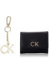 Calvin Klein Trifold XXS + KEYFOB Ceinture, CK Noir, taille unique Femme