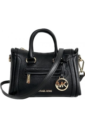 Michael Kors Carine Sacoche en cuir, noir