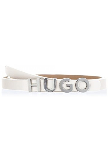 HUGO Zula Belt 1,5cm Ceinture, Open White110, 95 aux Femmes