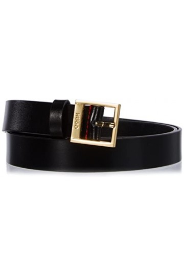 HUGO Haze Belt 2,5cm Ceinture, Black2, 80 Femme