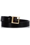 HUGO Haze Belt 2,5cm Ceinture, Black2, 80 Femme