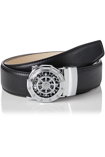 Anthoni Crown A43D10 Ceinture, Noir, 110 cm Femme