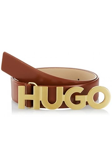 HUGO Zula Belt 3,5cm C-ZL Ceinture, Medium Brown212, 100 aux Femmes