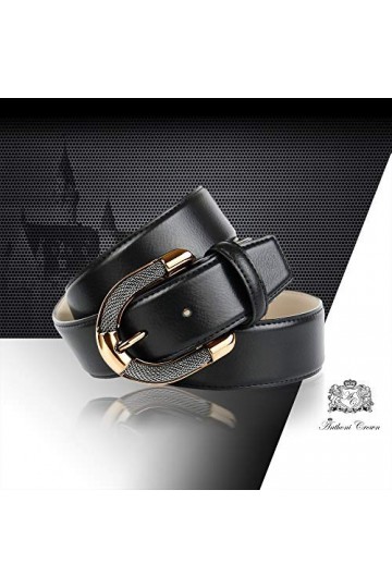 Anthoni Crown Gb4.t10 Ceinture, Noir Schwarz 010 , 125 Taille Fabricant: 110 Femme