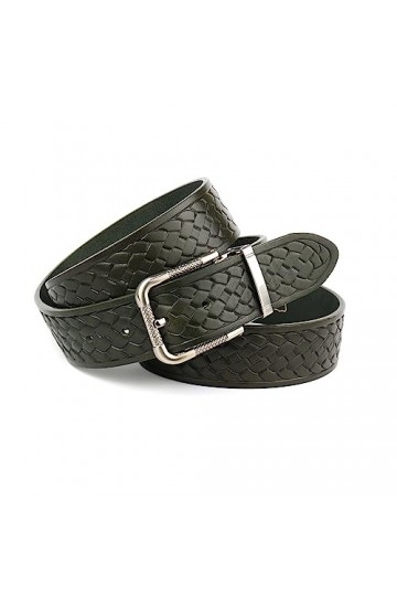 Anthoni Crown Ceinture pour Femme, Vert foncé, 95 cm Mixte