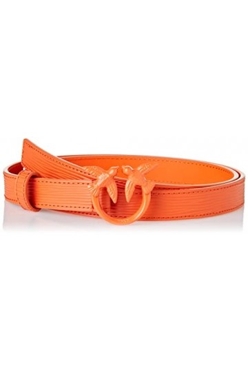 Pinko Love Berry H2 Belt Candy Palme Ceinture, A71b_aranc.vibrante-Block Color, L Femme