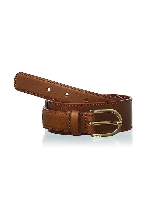 BOSS Scarlet Belt 4cm Ceinture, Rust/Copper222, L Femme