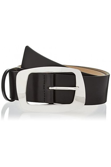 HUGO Astra High Belt 4cm Ceinture, Noir 1, S Femme