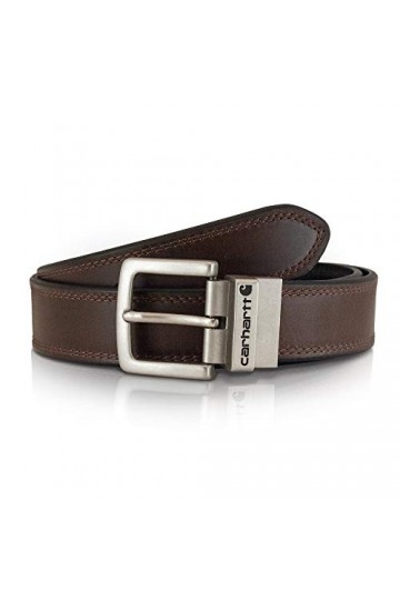 Carhartt Boucle en nickel mat réversible marron à noir pour homme