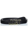Just Cavalli Cintura Ceinture, 900B Black/Light Gold Finishing, 80 Femme