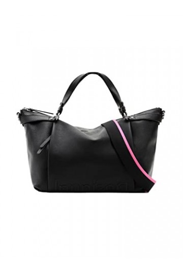 Desigual, BAG_HALF LOGO 23_LIBIA 2. Noir 2000 Femme